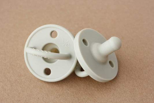littleCHEW Silicone Pacifier | Soft Sage