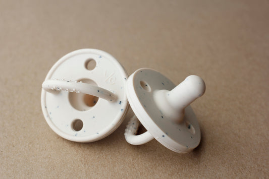 littleCHEW Silicone Pacifier | Speckled Vanilla