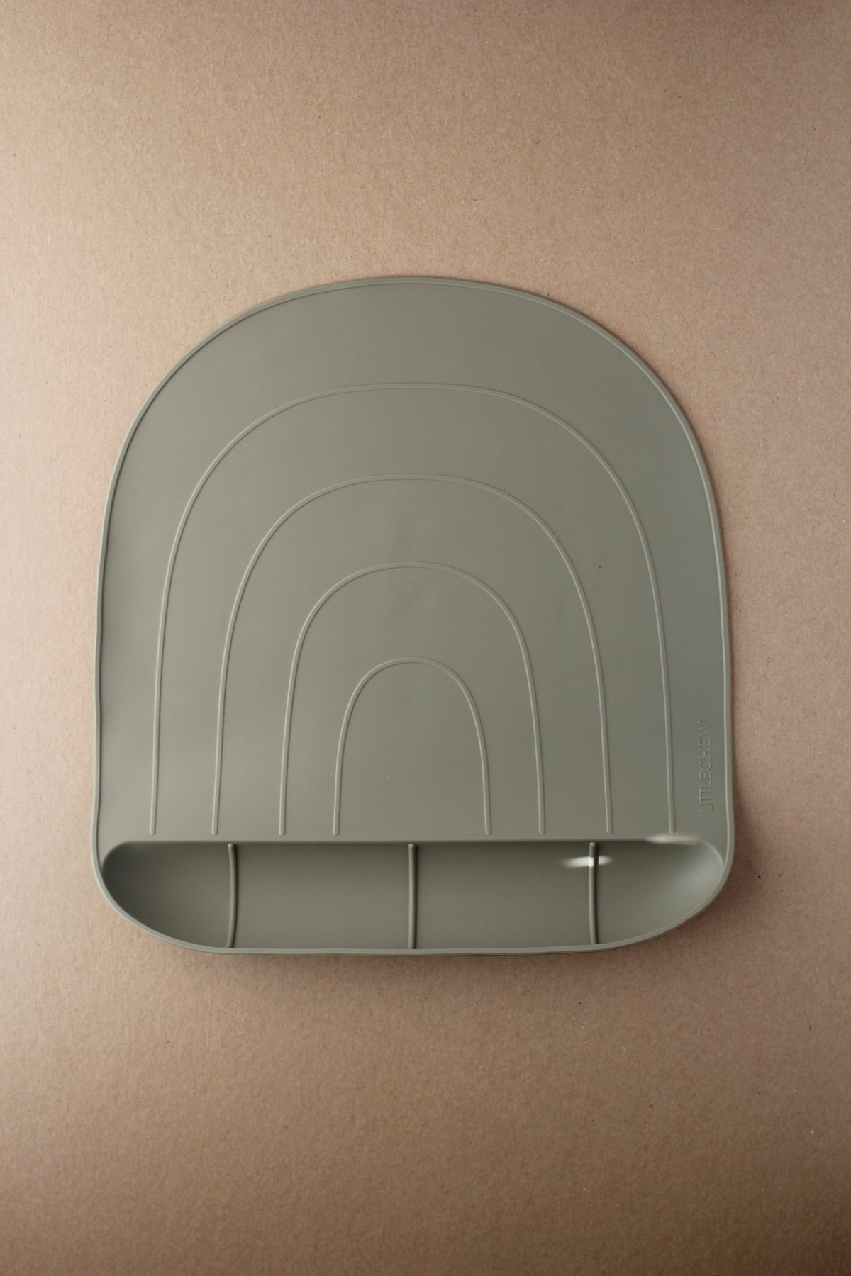 littleCHEW Rainbow Silicone Mat - Thyme