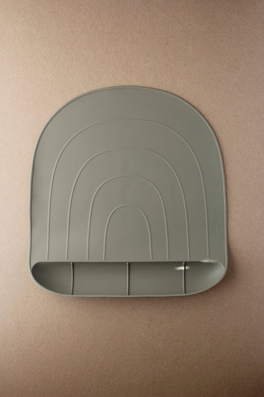 littleCHEW Rainbow Silicone Mat - Thyme