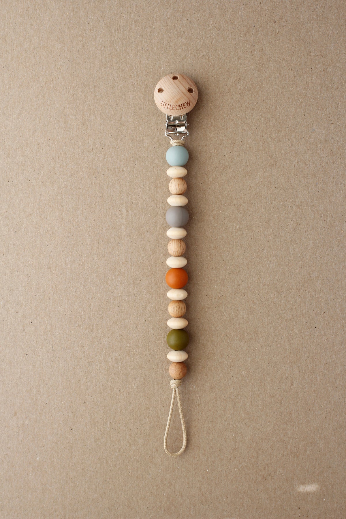 littleCHEW Pacifier Clip - Amor | Forest