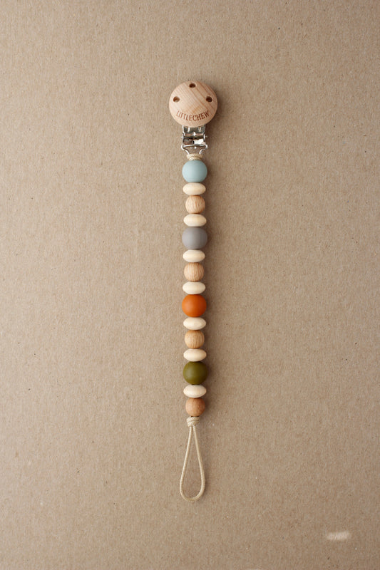 littleCHEW Pacifier Clip - Amor | Forest