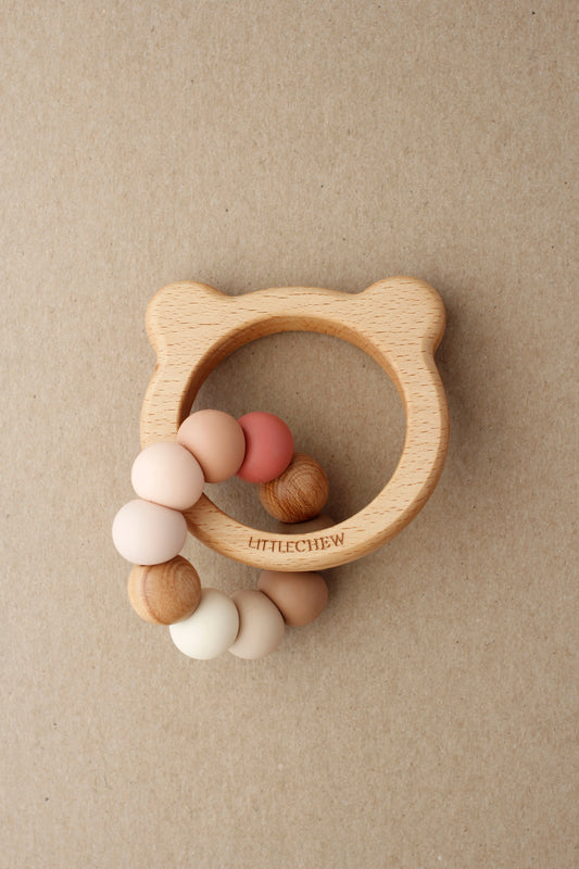 littleCHEW Teddy Teether - River