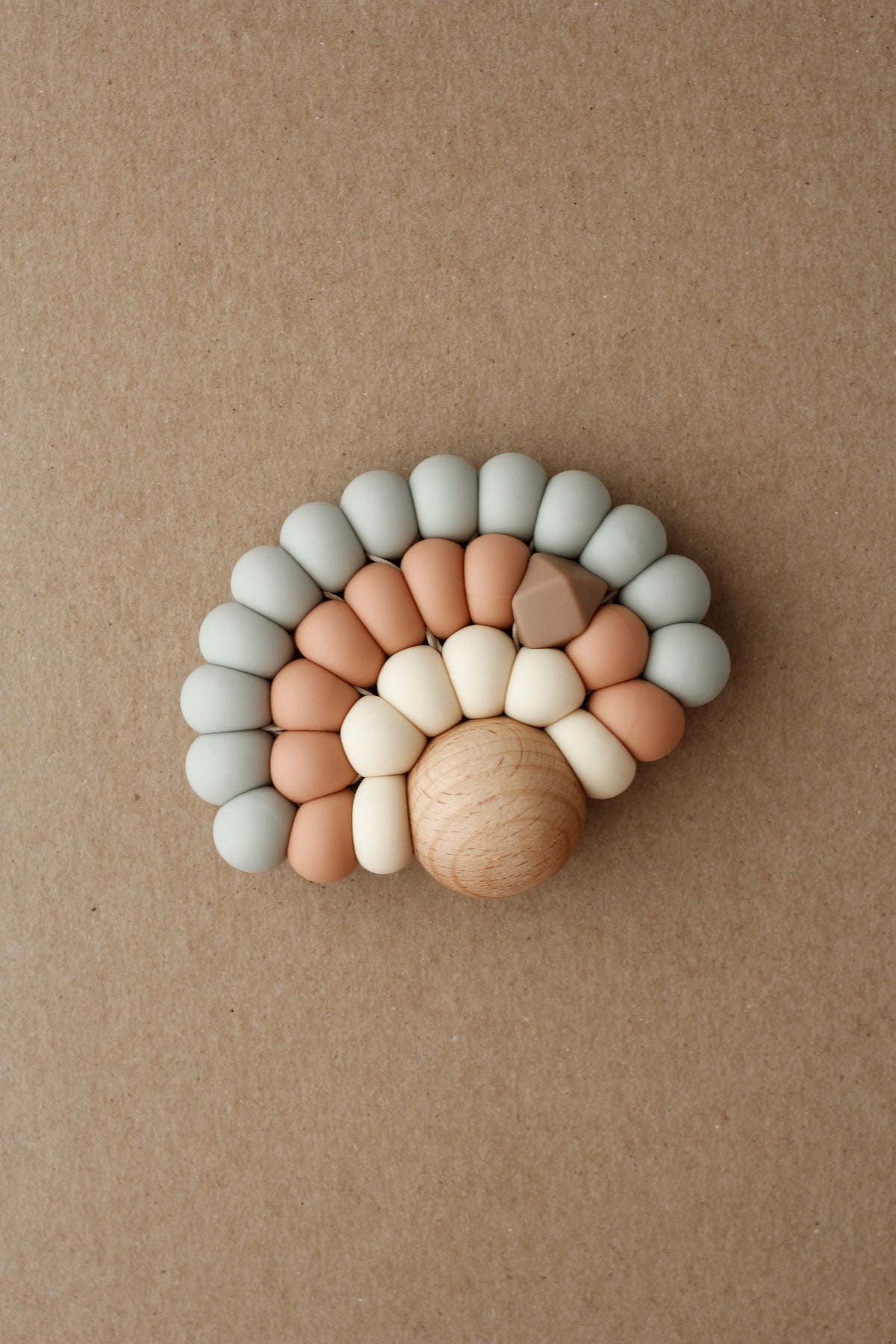 littleCHEW Rainbow Teether - Soft Sage
