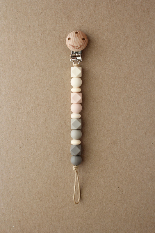 littleCHEW Pacifier Clip - Robin | Zin