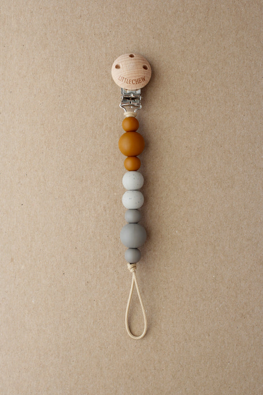littleCHEW Pacifier Clip - Kira | Dune