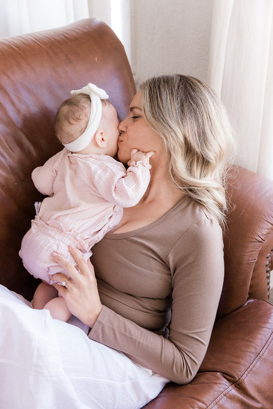MLM Brand Little Breastfeeding Top - Americano Brown
