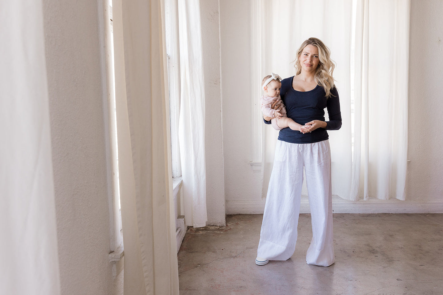 MLM Brand Little Breastfeeding Top - Navy