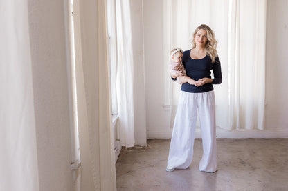 MLM Brand Little Breastfeeding Top - Navy
