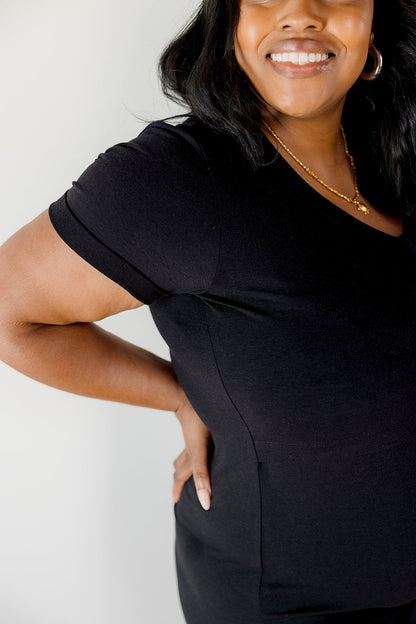 MLM Brand Everyday Breastfeeding Dress - Black