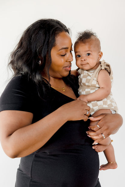 MLM Brand Everyday Breastfeeding Dress - Black