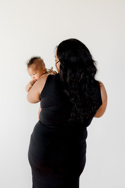 MLM Brand Little Breastfeeding Dress - Black