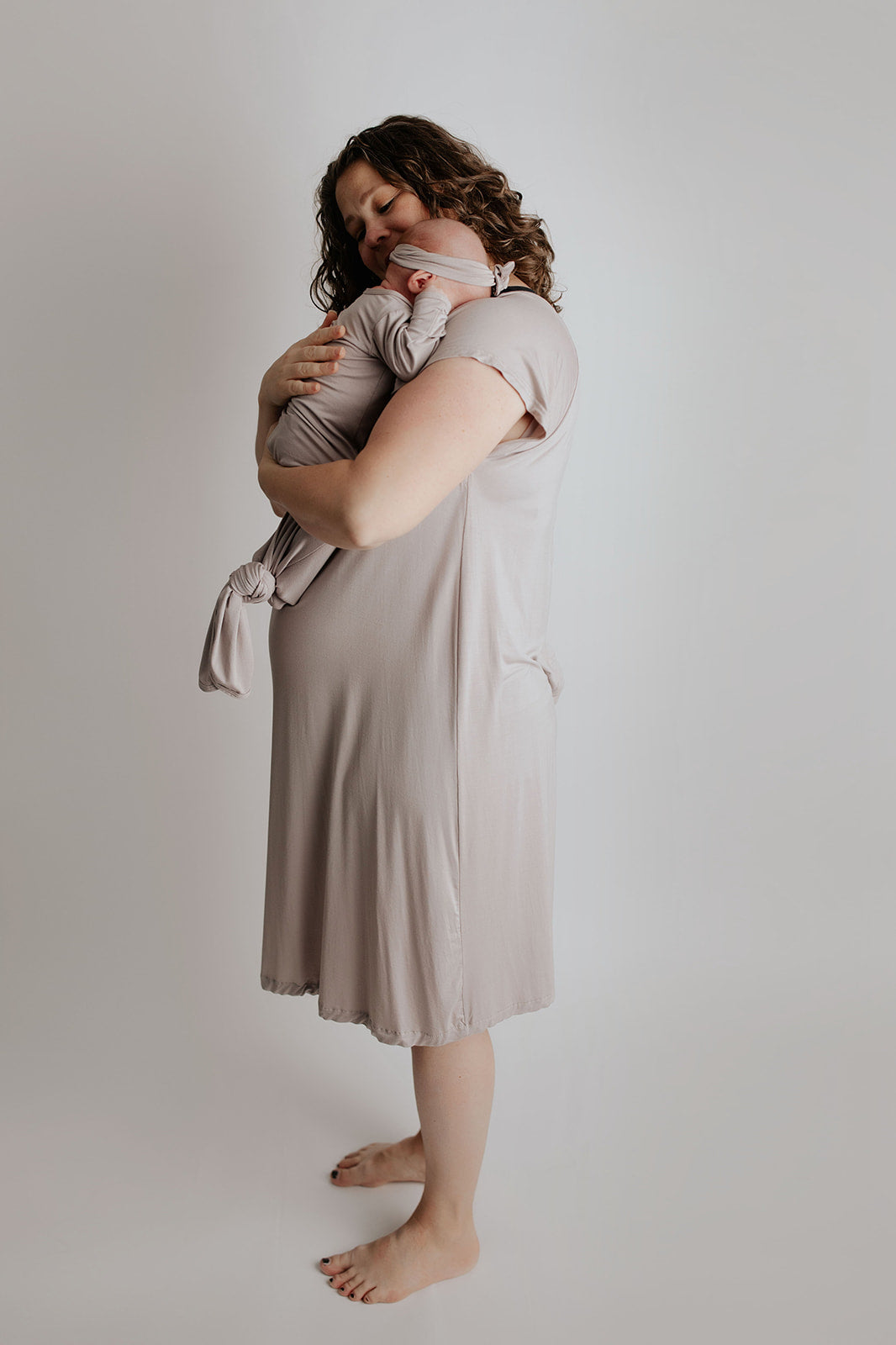 Three Little Tots Harbor Mist Labor and Delivery Nursing Hospital Gown
