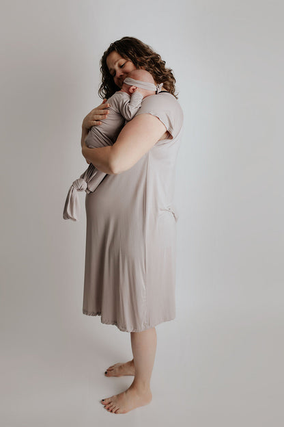 Three Little Tots Harbor Mist Labor and Delivery Nursing Hospital Gown