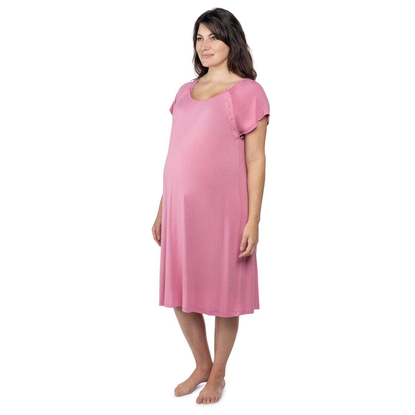 Three Little Tots Rose Mommy Labor and Delivery Nursing Hospital Gown