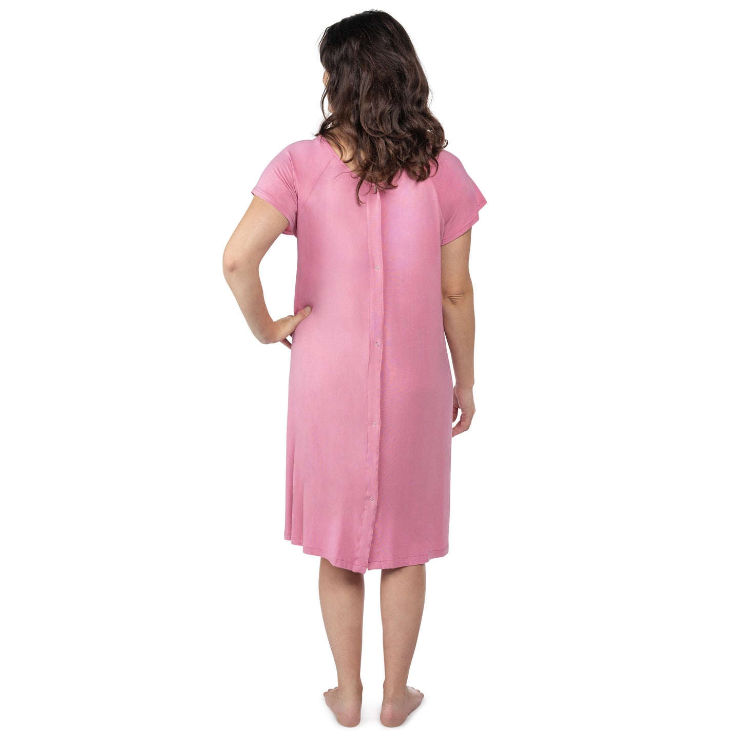 Three Little Tots Rose Mommy Labor and Delivery Nursing Hospital Gown