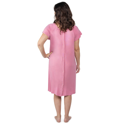 Three Little Tots Rose Mommy Labor and Delivery Nursing Hospital Gown