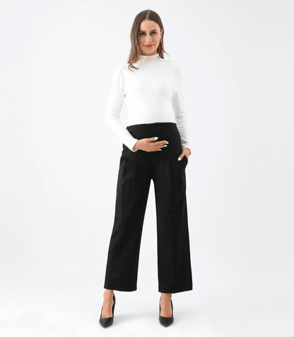 Alina Mae Maternity The Wide Leg Maternity Ankle Pant