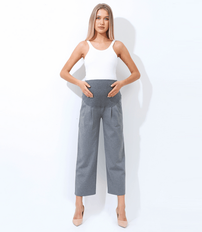 Alina Mae Maternity The Wide Leg Maternity Ankle Pant