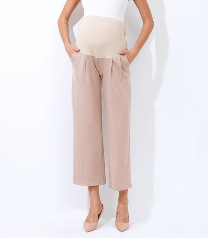 Alina Mae Maternity The Wide Leg Maternity Ankle Pant