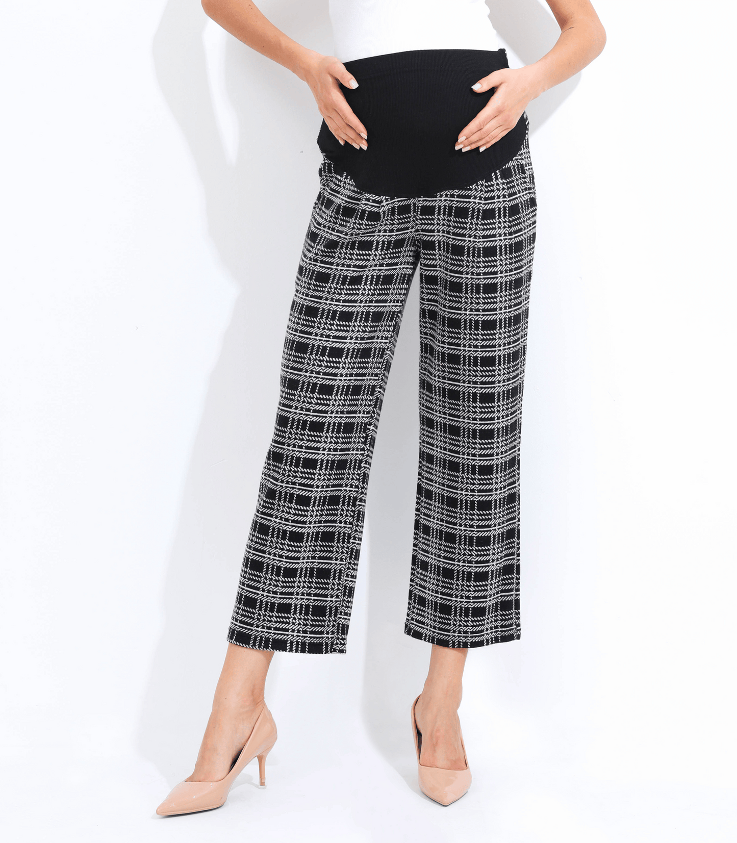 Alina Mae Maternity The Wide Leg Maternity Ankle Pant