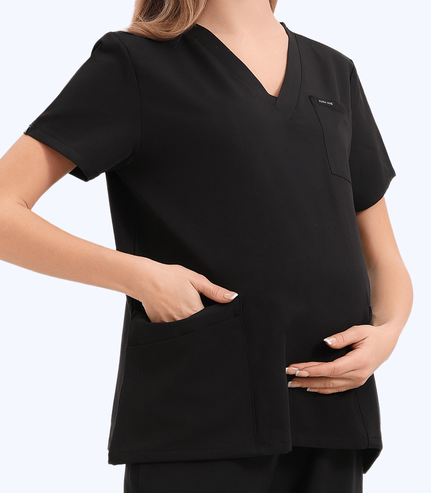 Alina Mae Maternity Mae Scrub Top