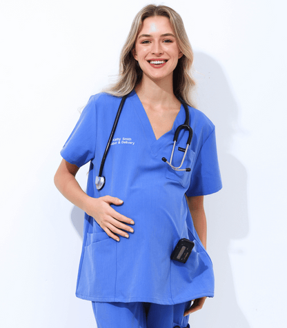 Alina Mae Maternity Mae Scrub Top