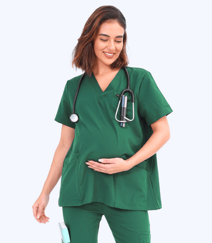 Alina Mae Maternity Mae Scrub Top