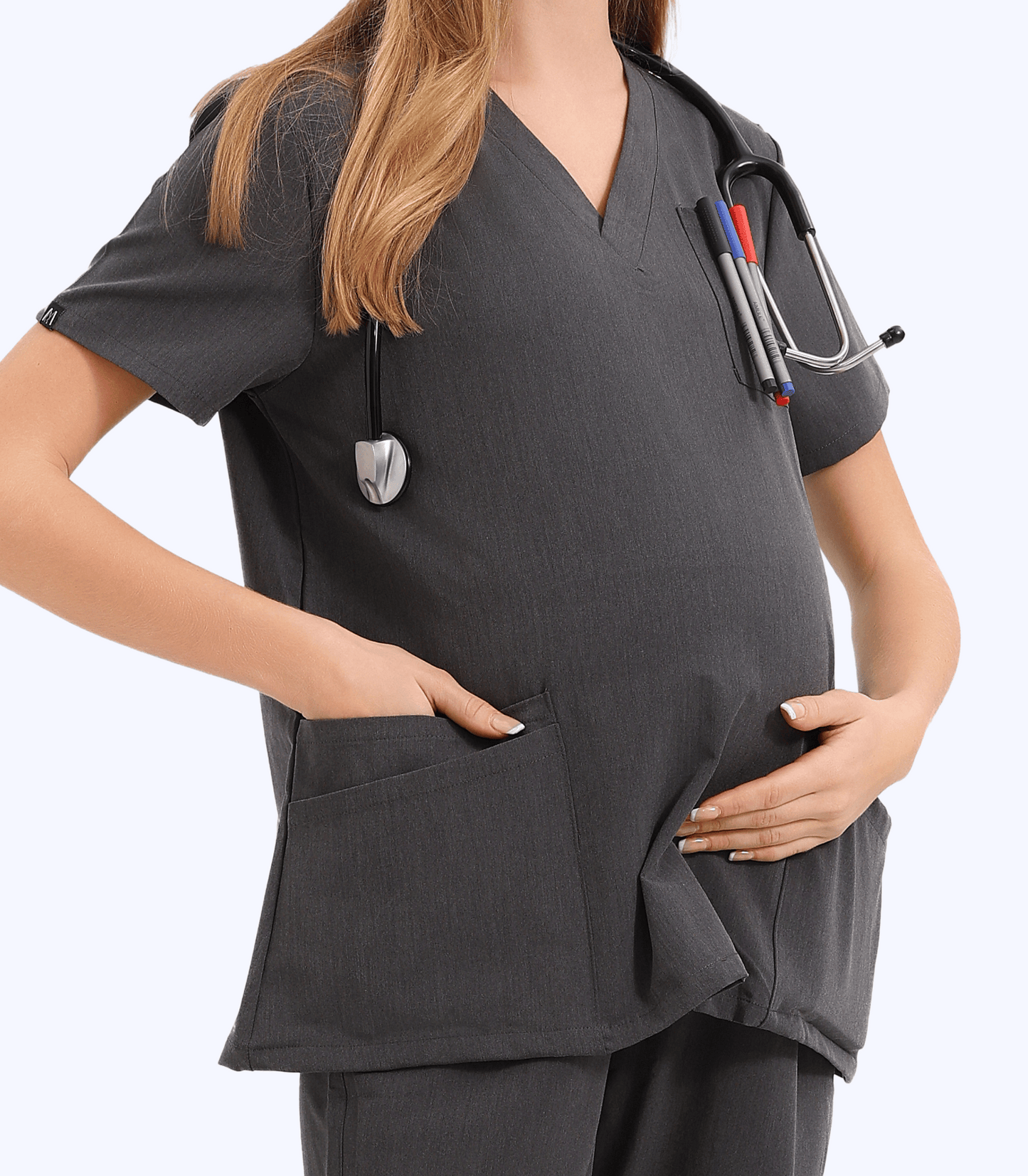 Alina Mae Maternity Mae Scrub Top