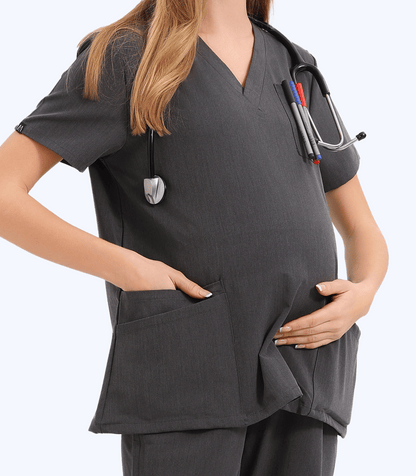 Alina Mae Maternity Mae Scrub Top