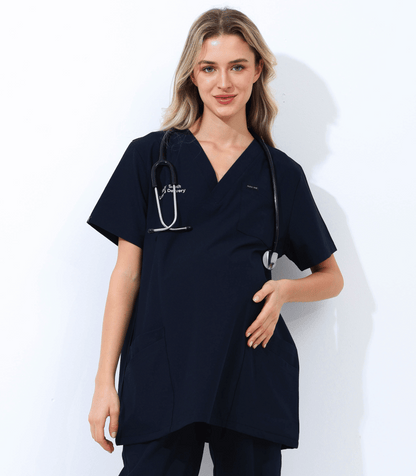 Alina Mae Maternity Mae Scrub Top