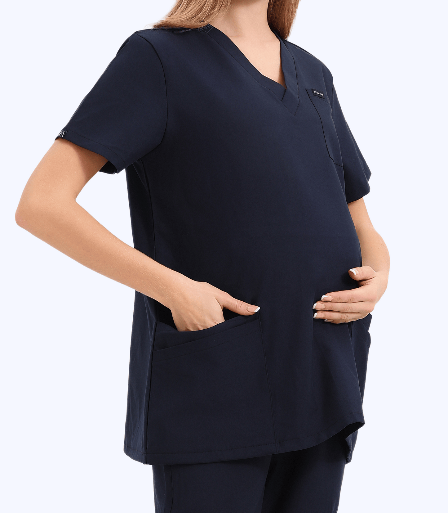Alina Mae Maternity Mae Scrub Top