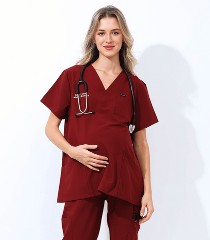 Alina Mae Maternity Mae Scrub Top