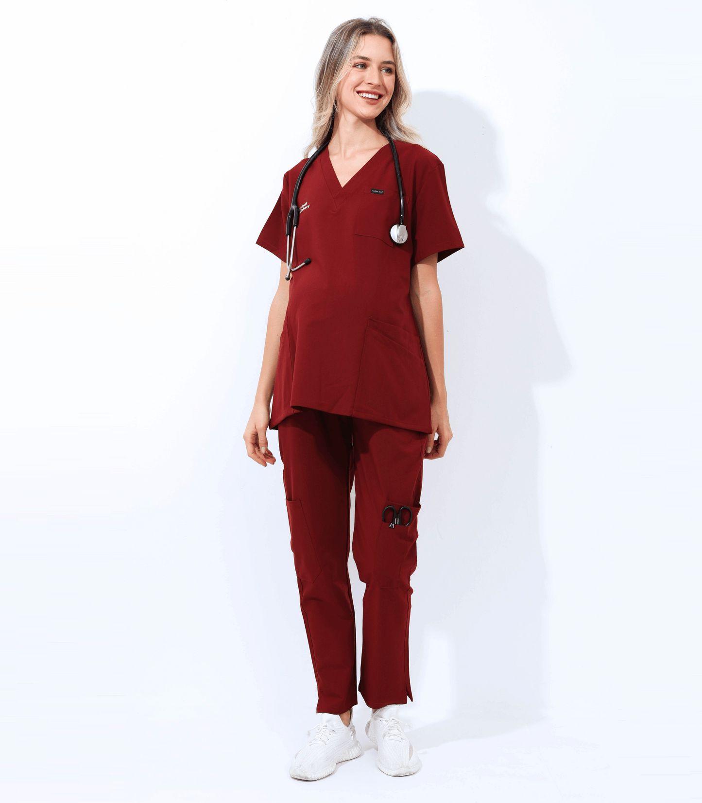 Alina Mae Maternity Mae Scrub Top