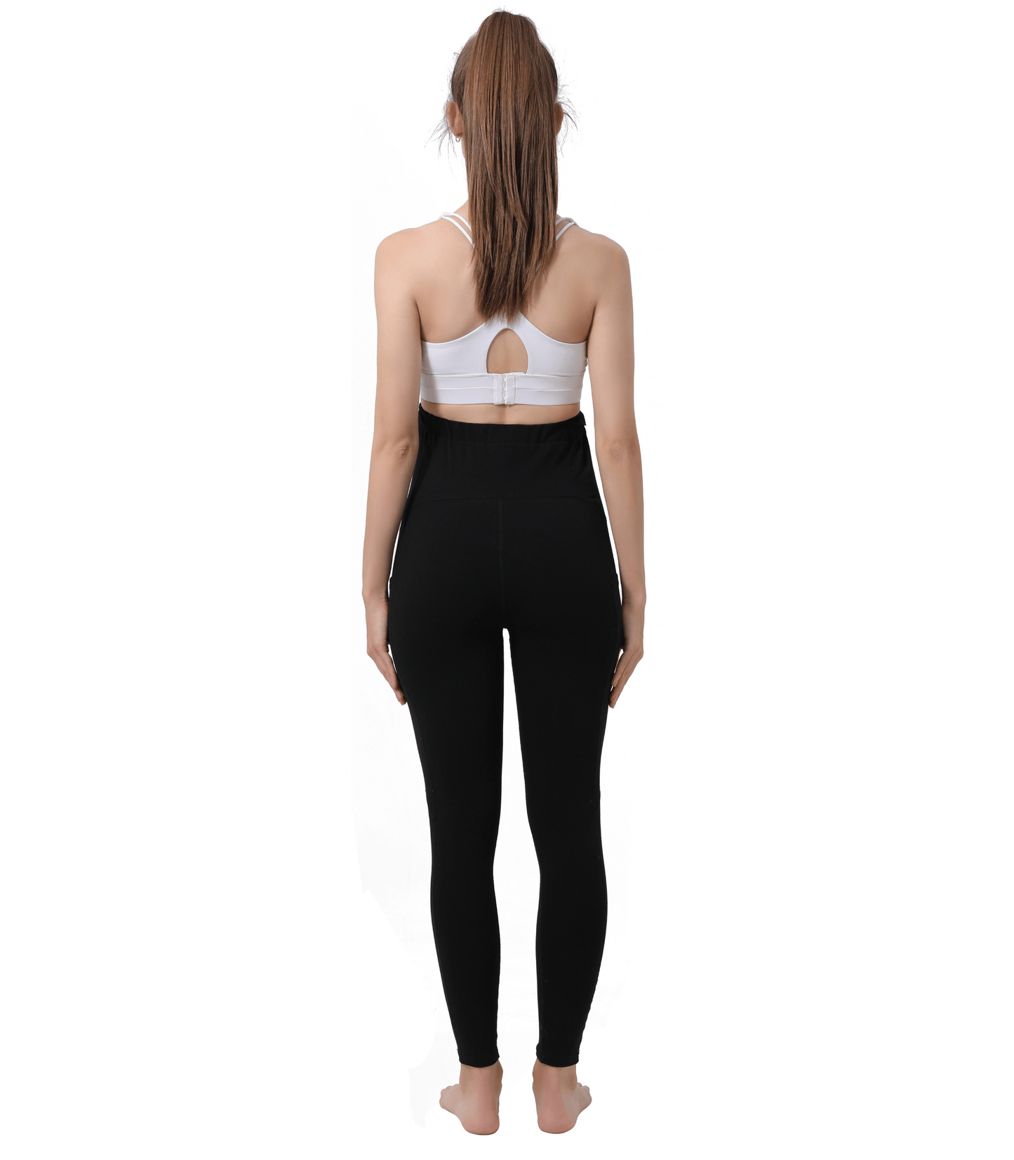 Alina Mae Maternity Pregnancy Yoga Pants with Pockets
