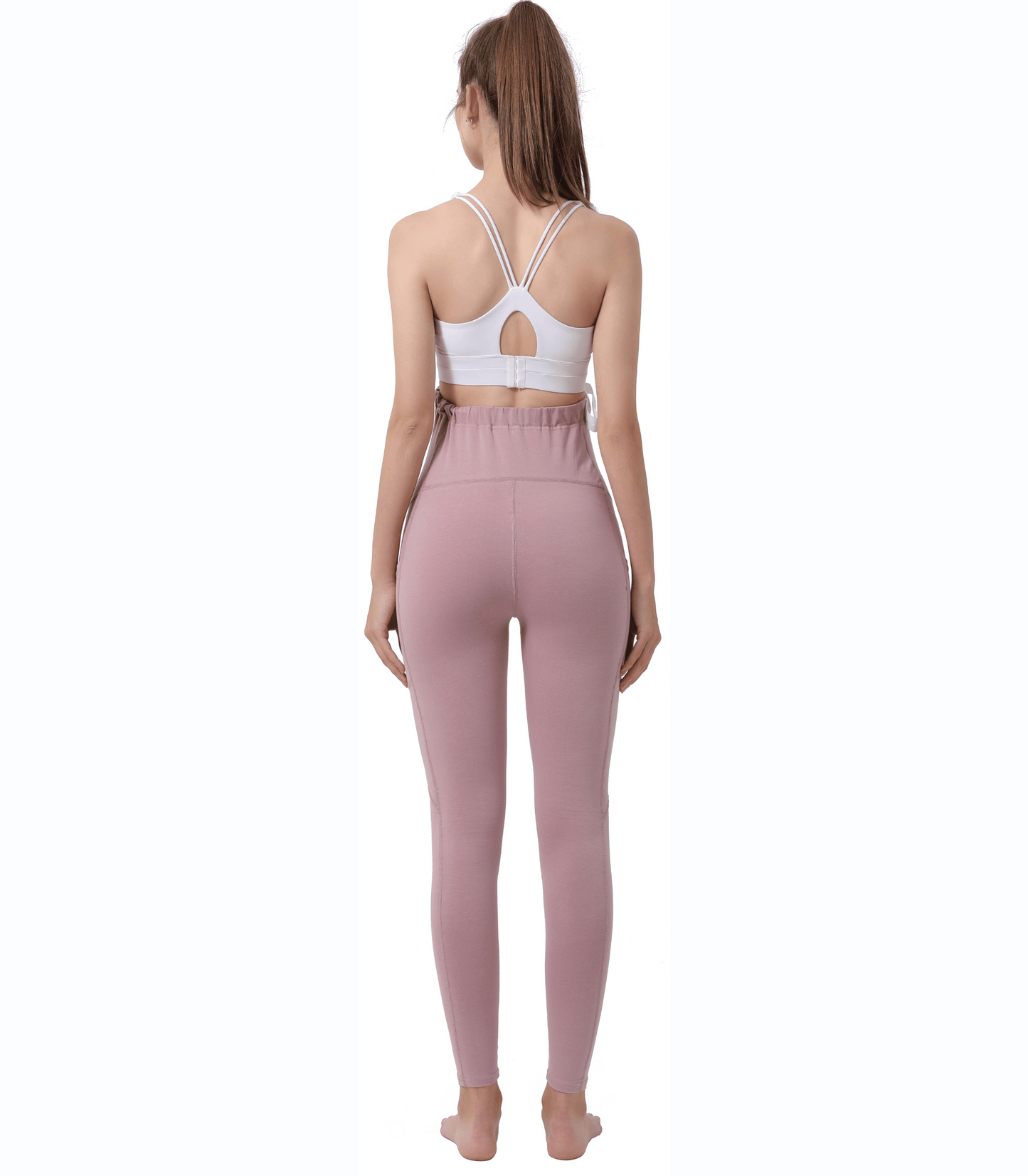 Alina Mae Maternity Pregnancy Yoga Pants with Pockets