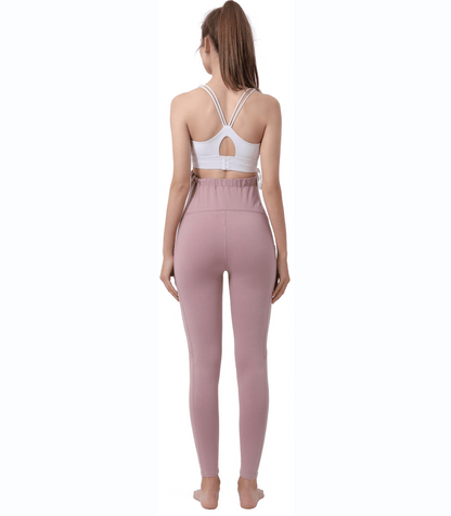 Alina Mae Maternity Pregnancy Yoga Pants with Pockets