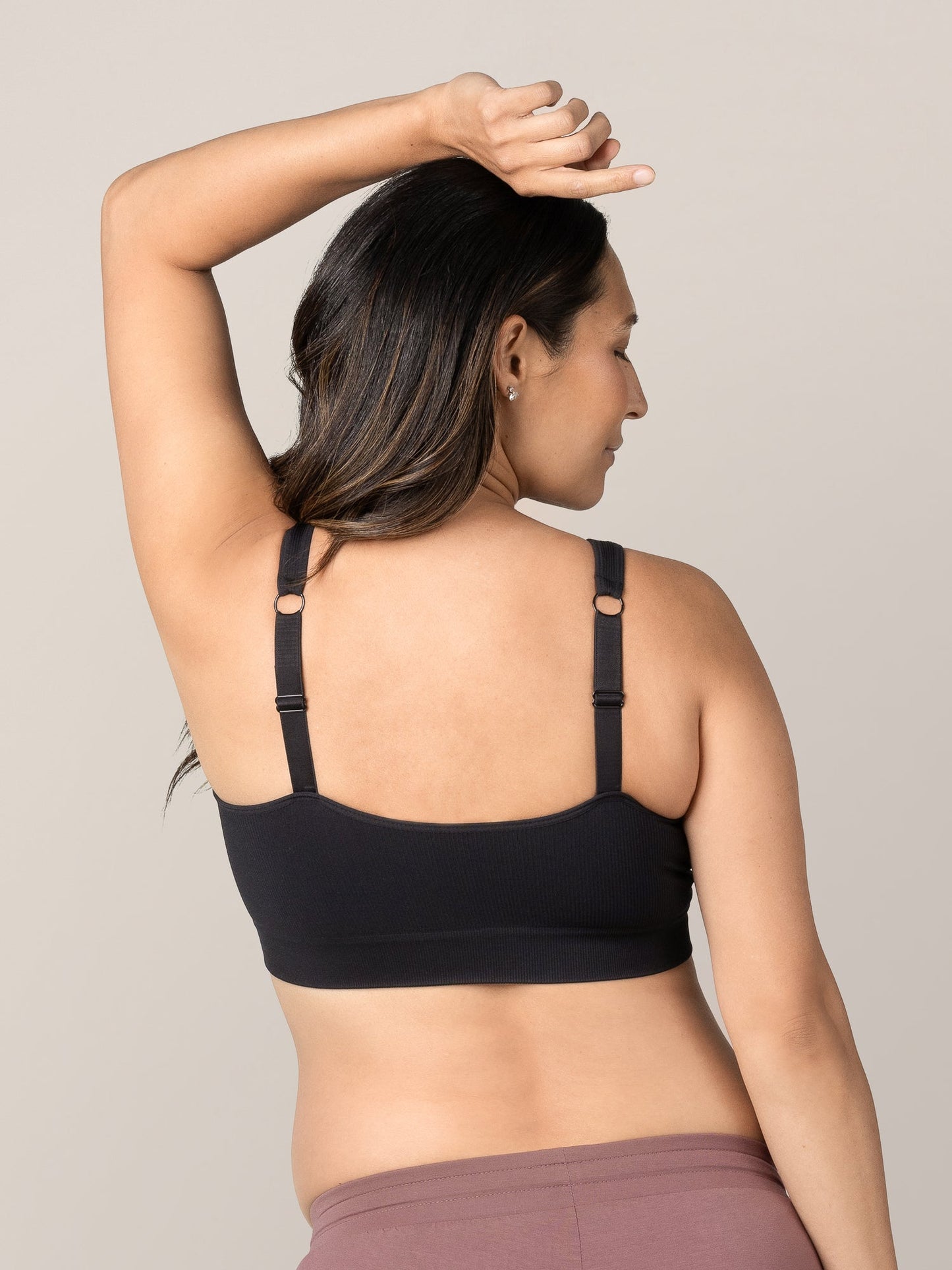 Kindred Bravely Mia Maternity & Nursing Lounge Bra Black