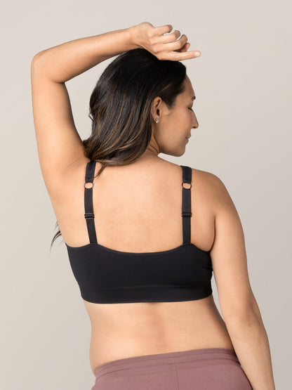 Kindred Bravely Mia Maternity & Nursing Lounge Bra Black