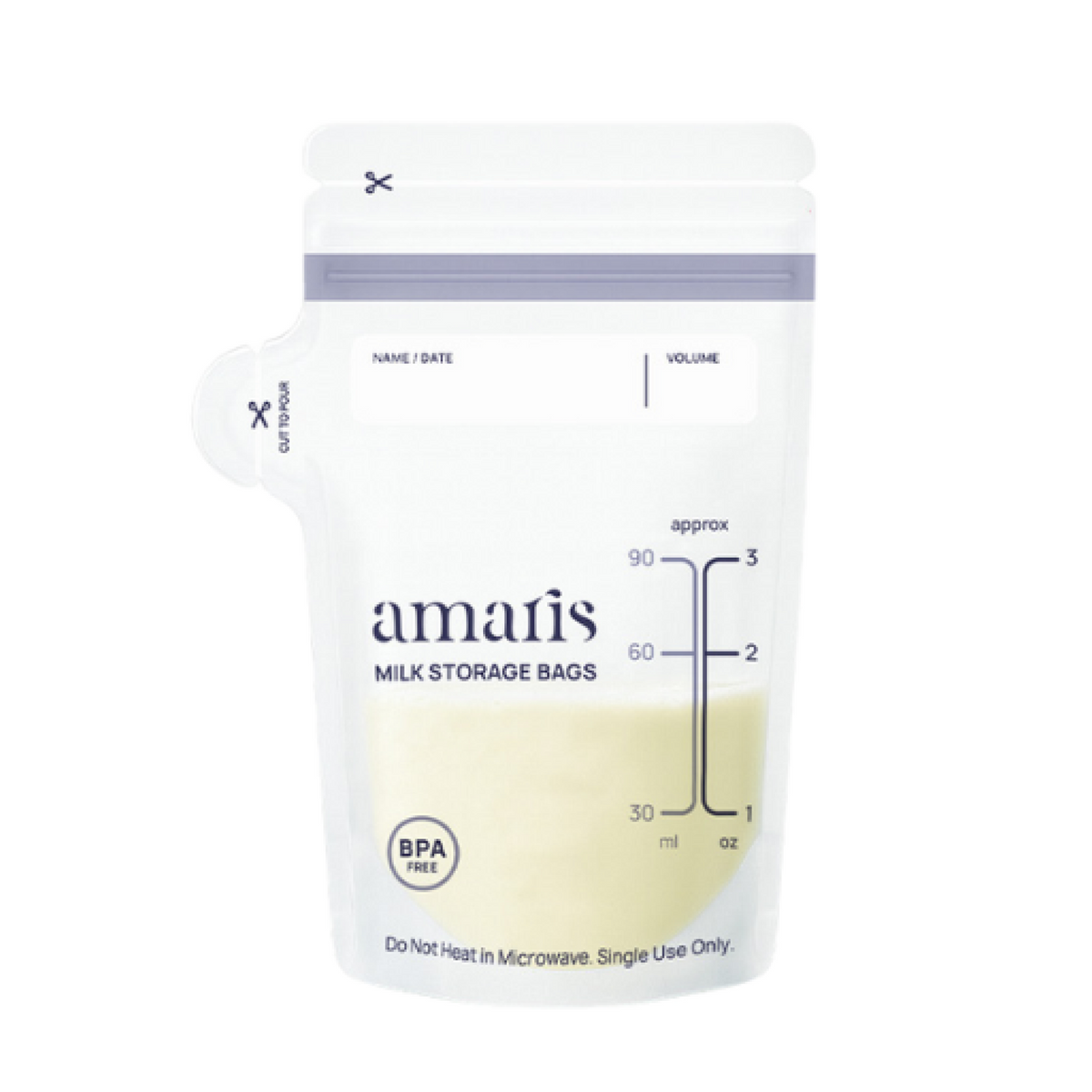 Amaris Milk Storage Bags
