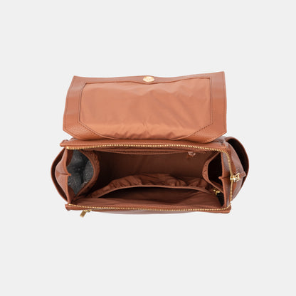 Freshly Picked Cognac Mini Classic Diaper Bag II