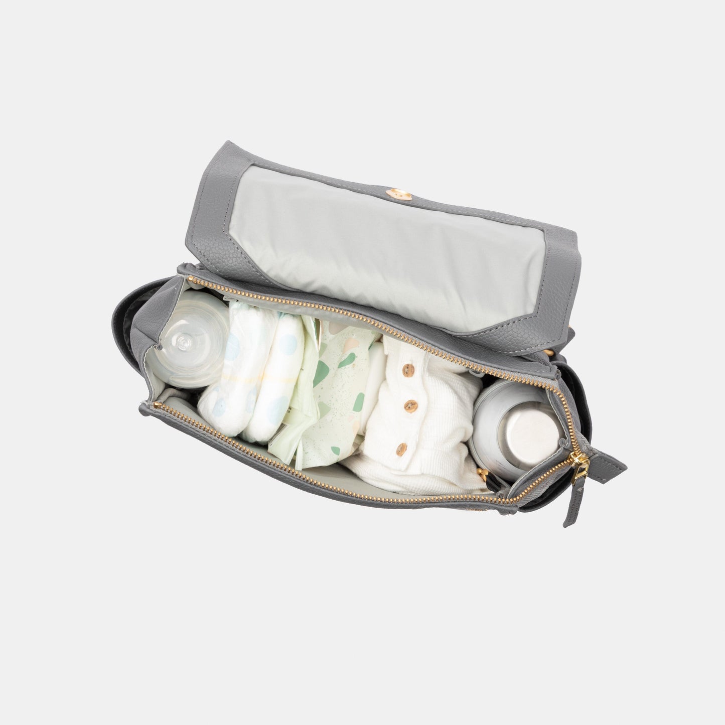 Freshly Picked Stone Mini Classic Diaper Bag II