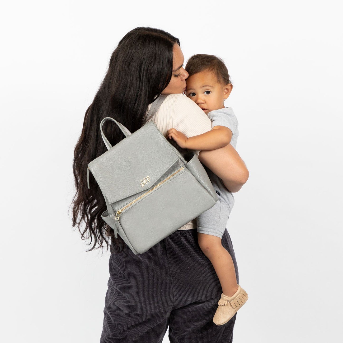 Freshly Picked Stone Mini Classic Diaper Bag II