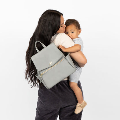 Freshly Picked Stone Mini Classic Diaper Bag II