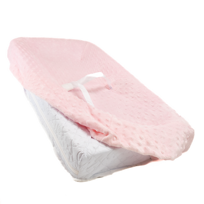 Amaris Minky Dot Changing Pad Cover