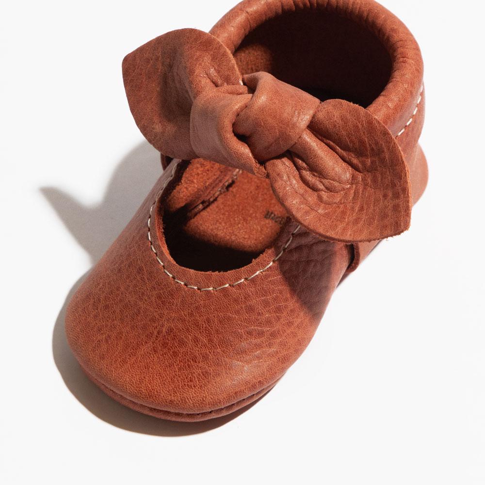 Freshly Picked Moab Knotted Bow Baby Shoe