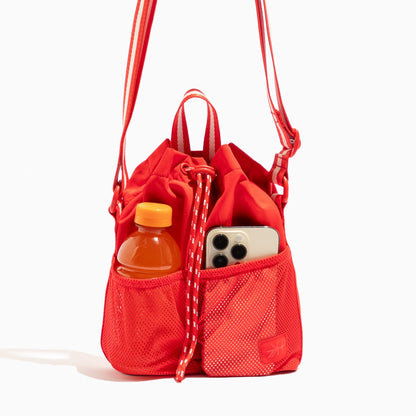 Freshly Picked Cherry Motion Bucket Crossbody