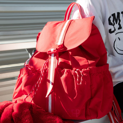 Freshly Picked Cherry Motion Drawcord Backpack