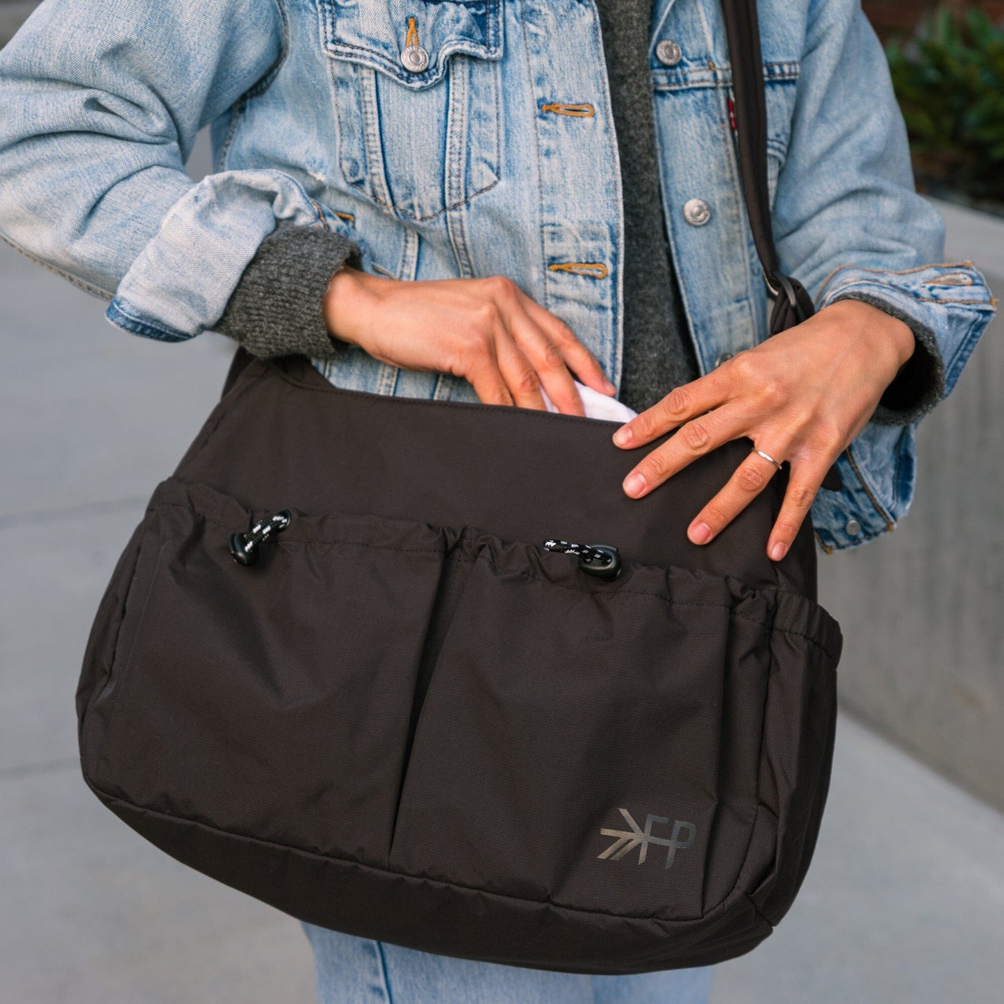 Freshly Picked Jet Motion Carryall Tote