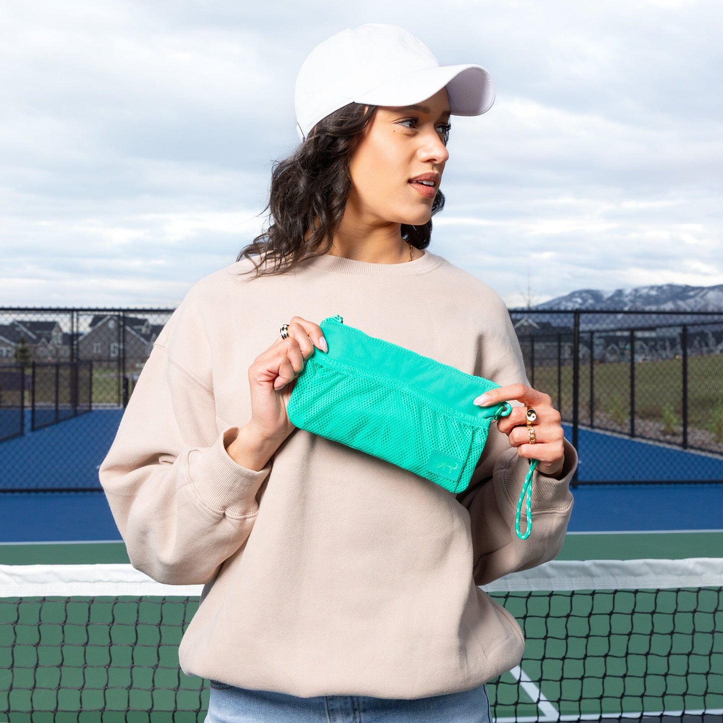 Freshly Picked Kelly Motion Wristlet Pouch
